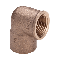 VIEGA 94090G forrasztható réz könyök, vörösöntvény, 18mmx1/2