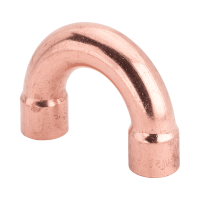 VIEGA 95060 forrasztható réz ív, 180°, 2 tokos, 15mm - gepesz.hu