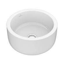 VILLEROY Architectura mosdó, ráépíth., kerek, csapfur nlk, túlfolyó, alp.fehér, 40cm - gepesz.hu