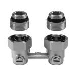 CONCEPT kétcsöves golyóscsapblokk, sarok, 1/2” K (szelepes Fixtrend rad-hoz) - fixtrend.hu