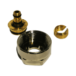 CONCEPT szorítógyűrűs csatlakozó, ötrő.csőre, Eurokón., 11.6x1.5mm-3/4”, falfűtéshez - fixtrend.hu