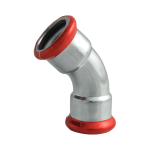 FixTrend Steel Press szénacél 2 tokos 45° ív 28 mm - fixtrend.hu