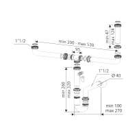 FixTrend két medencés mosogató szifon, tömlő csatlakozó, gyümölcs mosó, 6/4x40mm - gepesz.hu