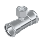 FixTrend Inox press T-idom menetes ággal 108-3/4”B-108 mm - fixtrend.hu