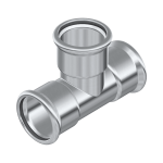 FixTrend Inox press egál T-idom, 54mm - fixtrend.hu