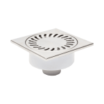 FixTrend padlóösszefolyó, száraz bűzzár, alsó kifolyású, DN50, 150x150mm - fixtrend.hu