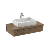 RAVAK SD Formy 1200 fürdőszobai szekrény, mosdó alá, dió, 1200x550x220mm - gepesz.hu