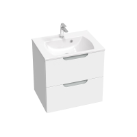 RAVAK SD Classic II 600 fürdőszobai szekrény, mosdó alá, fehér/szürke - gepesz.hu