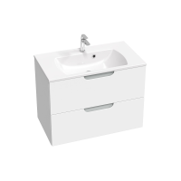 RAVAK SD Classic II 800 fürdőszobai szekrény, mosdó alá, fehér/szürke - gepesz.hu