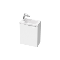 RAVAK SD Classic II 400 L fürdőszobai szekrény, mosdó alá, balos, fehér/fehér - gepesz.hu
