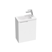 RAVAK SD Classic II 400 L fürdőszobai szekrény, mosdó alá, jobbos, fehér/fehér - gepesz.hu