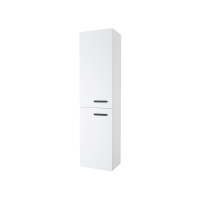 RAVAK SB Chrome II 390 L szekrény, fali, balos, fehér, fekete fog., 390x290x1500mm - gepesz.hu
