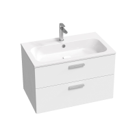 RAVAK SD Chrome II 800 fürdőszobai szekrény, mosdó alá, fehér/fehér, 800x490x500mm - gepesz.hu
