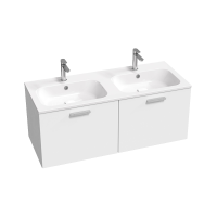 RAVAK SD Chrome II 1200 szekrény, mosdó alá, fehér/fehér, 1200x490x470mm - gepesz.hu
