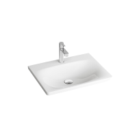 RAVAK Balance 500 mosdó, ráépíthető, csaplyukkal, túlfolyó nélkül, fehér, 500x465x30mm - gepesz.hu