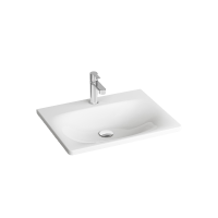 RAVAK Balance 800 mosdó, ráépíthető, csaplyukkal, túlfolyó nélkül, fehér, 800x465x30mm - gepesz.hu