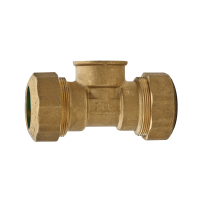 TECNOVIELLE(RB) KPE réz T-idom, 25mmx3/4Bx25mm - gepesz.hu