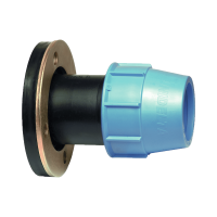 UNIDELTA KPE karimás csatlakozó 110 mm-4”