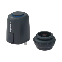 UPONOR Vario Plus Pro termoelektromos fej, alapban zárt, 230V, M30x1.5, kék - gepesz.hu