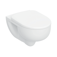 GEBERIT Selnova fali WC, mélyöblítésű, TurboFlush, WC-ülőkével, fehér