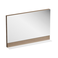 RAVAK Formy 1200 tükör, polccal, dió, 1200x150x710mm