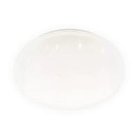 EGLO Frania-S LED-es mennyezeti lámpa, 18W, IP44, 3000K/1850Lumen, fehér/króm