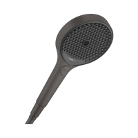 HANSGROHE Rainfinity 130 kézizuhany, 3jet, EcoSmart+, szálcsiszolt fekete króm