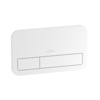 VILLEROY ViConnect WC-nyomólap, szögletes, fehér, 253x145x10mm - gepesz.hu