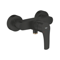 GROHE Eurosmart zuhany csaptelep, egykaros, zuhanyszett nélkül, matt fekete - gepesz.hu