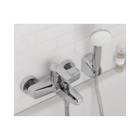 MOFÉM Mambo Pro kádtöltő csaptelep, egykaros, Basic kézizuhannyal, króm - gepesz.hu