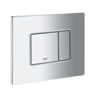 GROHE Even WC-nyomólap, álló, 2vízmennyiség, króm - gepesz.hu