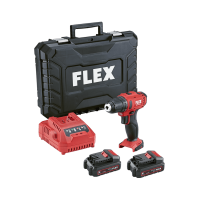 FLEX DD 2G 12 LDBC /2.5 Ah akkus fúró szett, műanyag kofferben - gepesz.hu