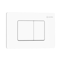 MOFÉM EVO 30 nyomólap, 2 vízmennyiségű, inox, matt fehér - gepesz.hu