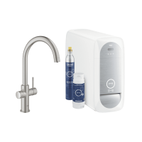GROHE Blue Home C Kit (egykaros csaptelep + szabályozható szénsavadagoló)