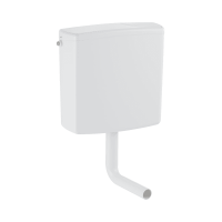 GEBERIT AP140 öblítőtartály, falon kívüli, 2 vízmennyiség, alpin fehér - gepesz.hu