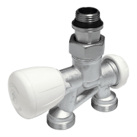 GIACOMINI R356M egypontos radiátorszelep, egyenes, függőleges, egycsöves, 1/2-18mm - gepesz.hu