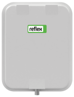REFLEX F 12/3 lapos szögl. fűtési tágulási tartály, 12l, 1/2, 3bar, 110°C, fehér - gepesz.hu