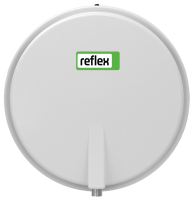 REFLEX F 8/3 lapos kerek fűtési tágulási tartály, 8l, 3/8, 3bar, 70°C, fehér - gepesz.hu