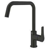 GROHE Eurosmart mosogató csaptelep, egykaros, matt fekete - gepesz.hu