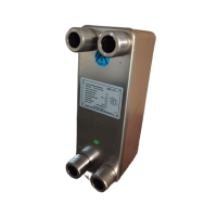 CONCEPT 10 lemezes forrasztott hőcserélő, INOX AISI316L, szigetelés nélkül, 4x3/4&rdquo;