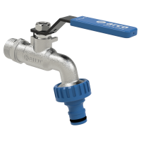 ARCO Jardin kerti csap, gyorscsatlakozóval, kék karral, 3/4-3/4KK - gepesz.hu