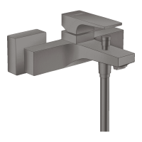 HANSGROHE Metropol kádcsaptelep, egykaros, szálcsiszolt fekete króm - gepesz.hu