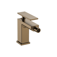 HANSGROHE Tecturis E bidé csaptelep, egykaros, leeresztővel, szálcsiszolt bronz - gepesz.hu