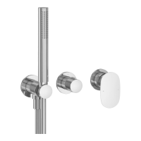 RAVAK SG 065.00CR.O2+S falba süllyesztett zuhanycsaptelep, egykaros, króm - gepesz.hu