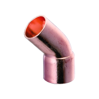 CONCEPT 5040 forrasztható réz ív, 45°, 1 tokos, 28mm - gepesz.hu