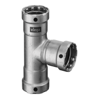 VIEGA 4218 Megapress egál T-idom, fűtésre, 1 - gepesz.hu