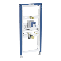 GEBERIT Duofix vizelde szerelőelem, rejtett vezérléshez, 112-130cm - gepesz.hu