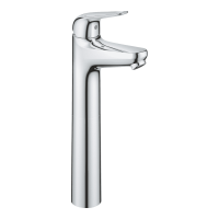 GROHE Euroeco XL mosdó csaptelep, egykaros, leeresztőszelep nélkül, króm - gepesz.hu