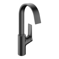 HANSGROHE Vivenis 210 mosdó csaptelep, egykaros, leeresztővel, szálcs. fekete króm - gepesz.hu