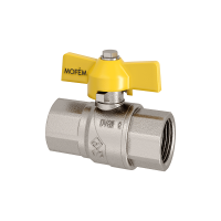 MOFÉM Flexum Evo gázos golyóscsap, nikkelezett, 3/4BB - gepesz.hu